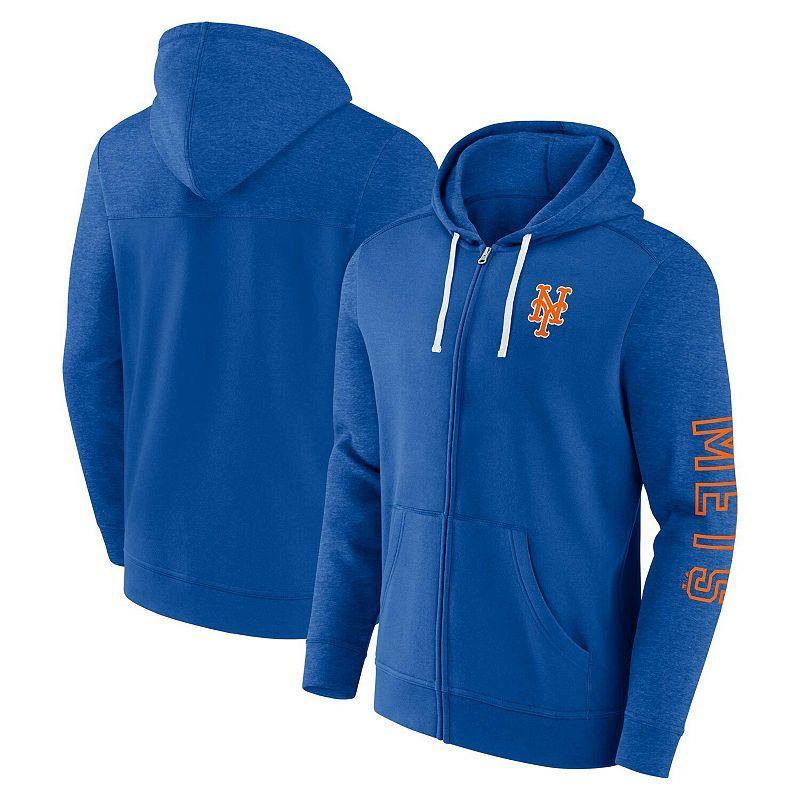 Mens Fanatics Branded Royal New York Mets Offensive Line Up Full-Zip Hoodie Product Image