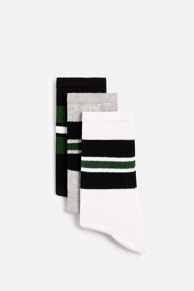 3-PACK OF STRIPED SOCKS Product Image