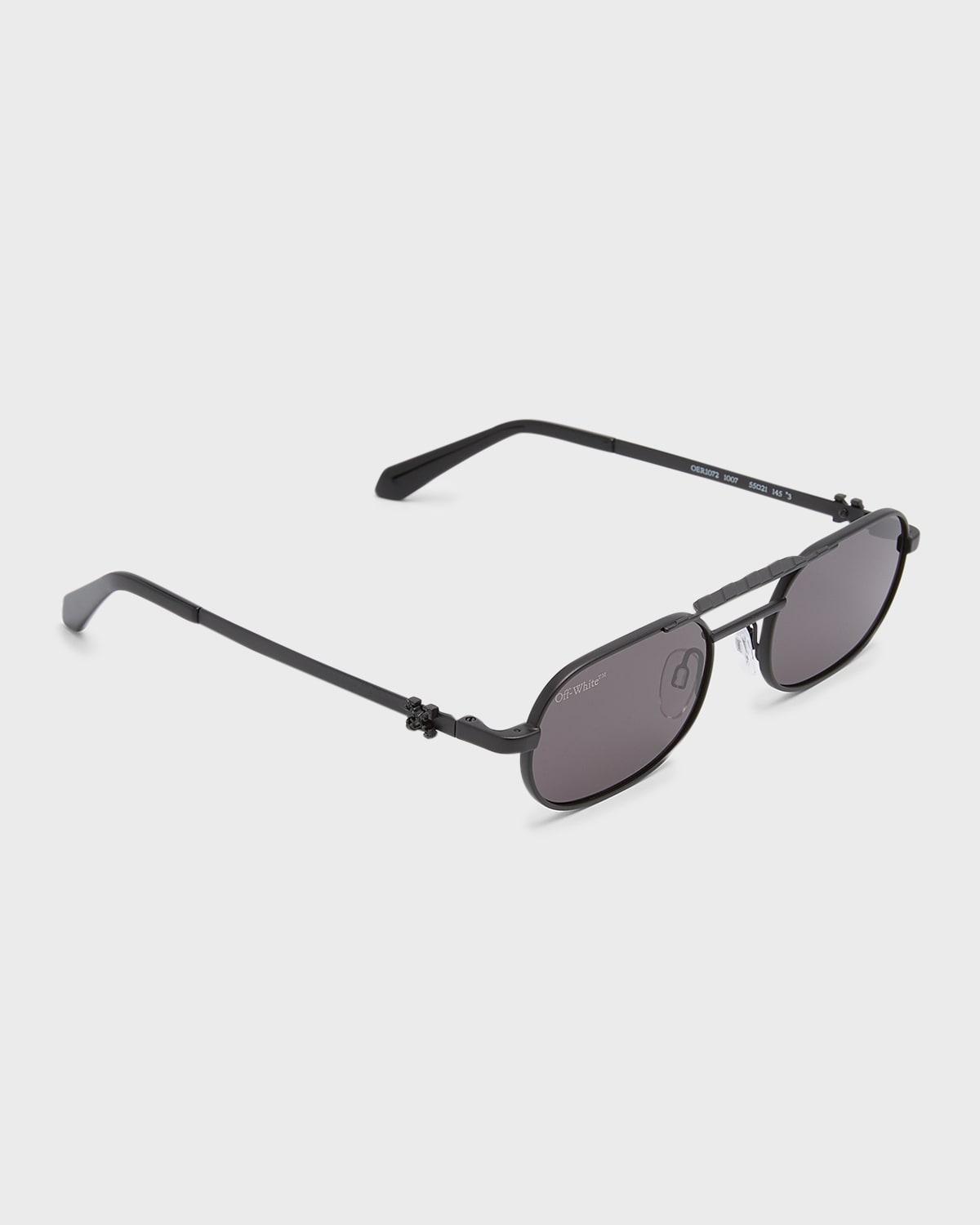 Mens Baltimore Double-Bridge Oval Sunglasses Product Image