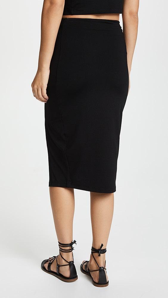 Susana Monaco High Waist Slit Skirt | Shopbop Product Image