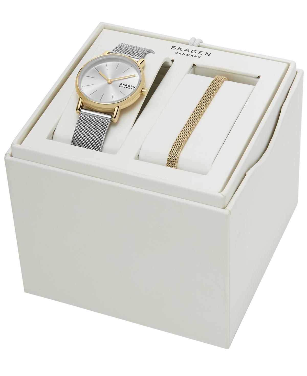 Skagen Womens Signatur Lille Quartz Two-Hand Silver Stainless Steel 30mm - Silver Product Image