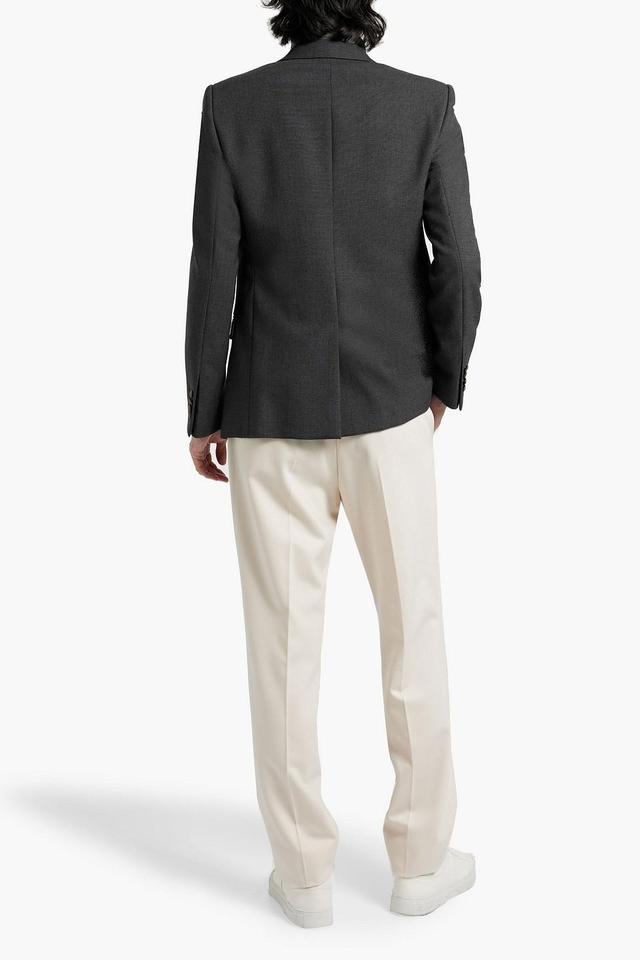 Wool Blazer In Dark Gray Product Image