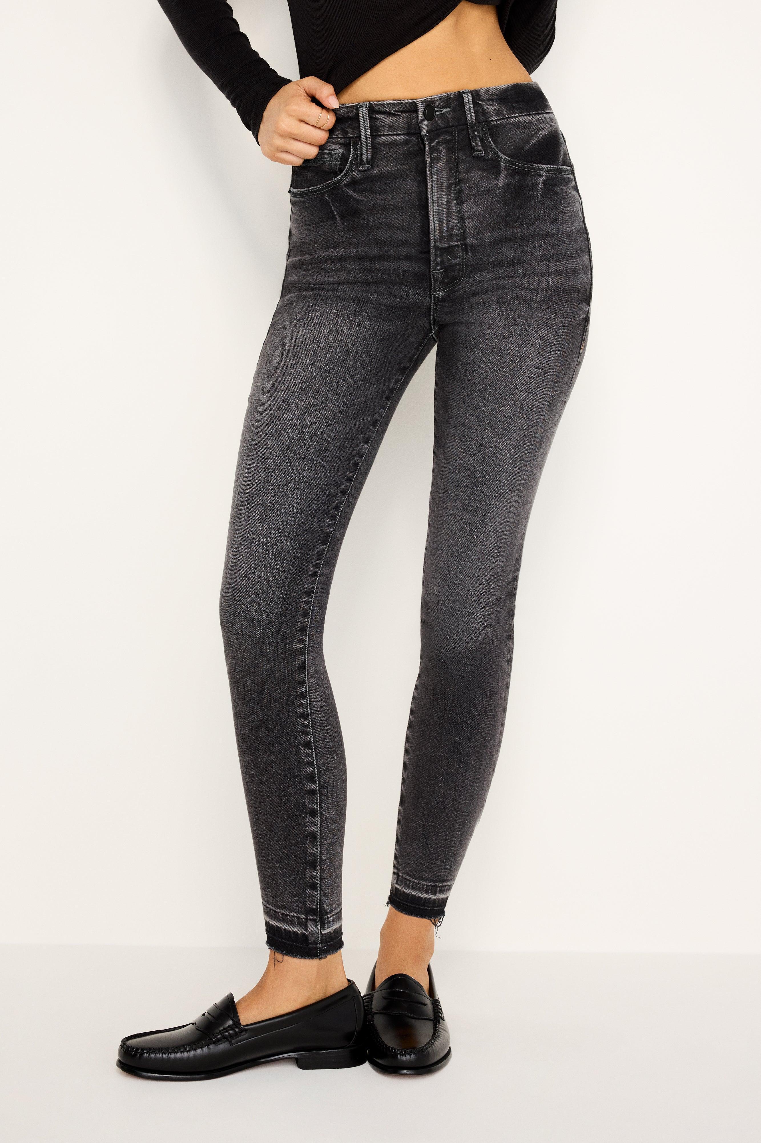 GOOD WAIST SKINNY JEANS | BLACK338 Product Image