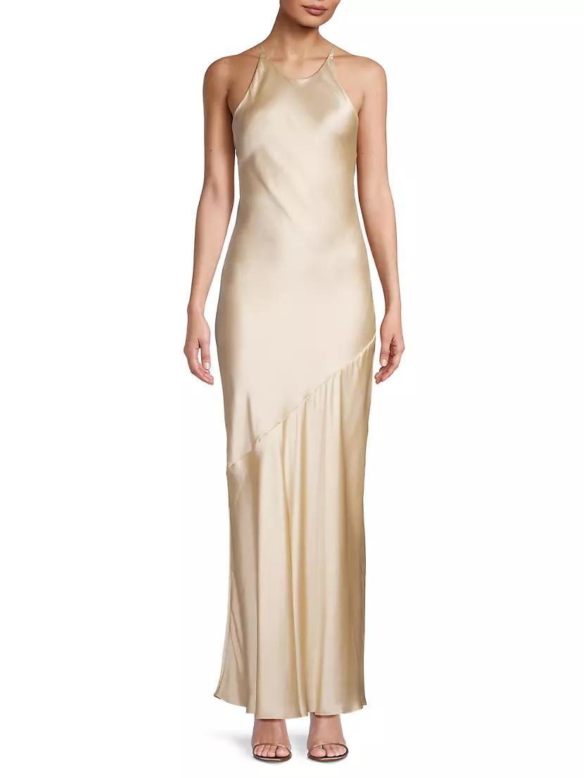 Nonchalance Satin Slip Dress Product Image