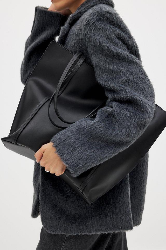 Boxy Leather Tote Product Image