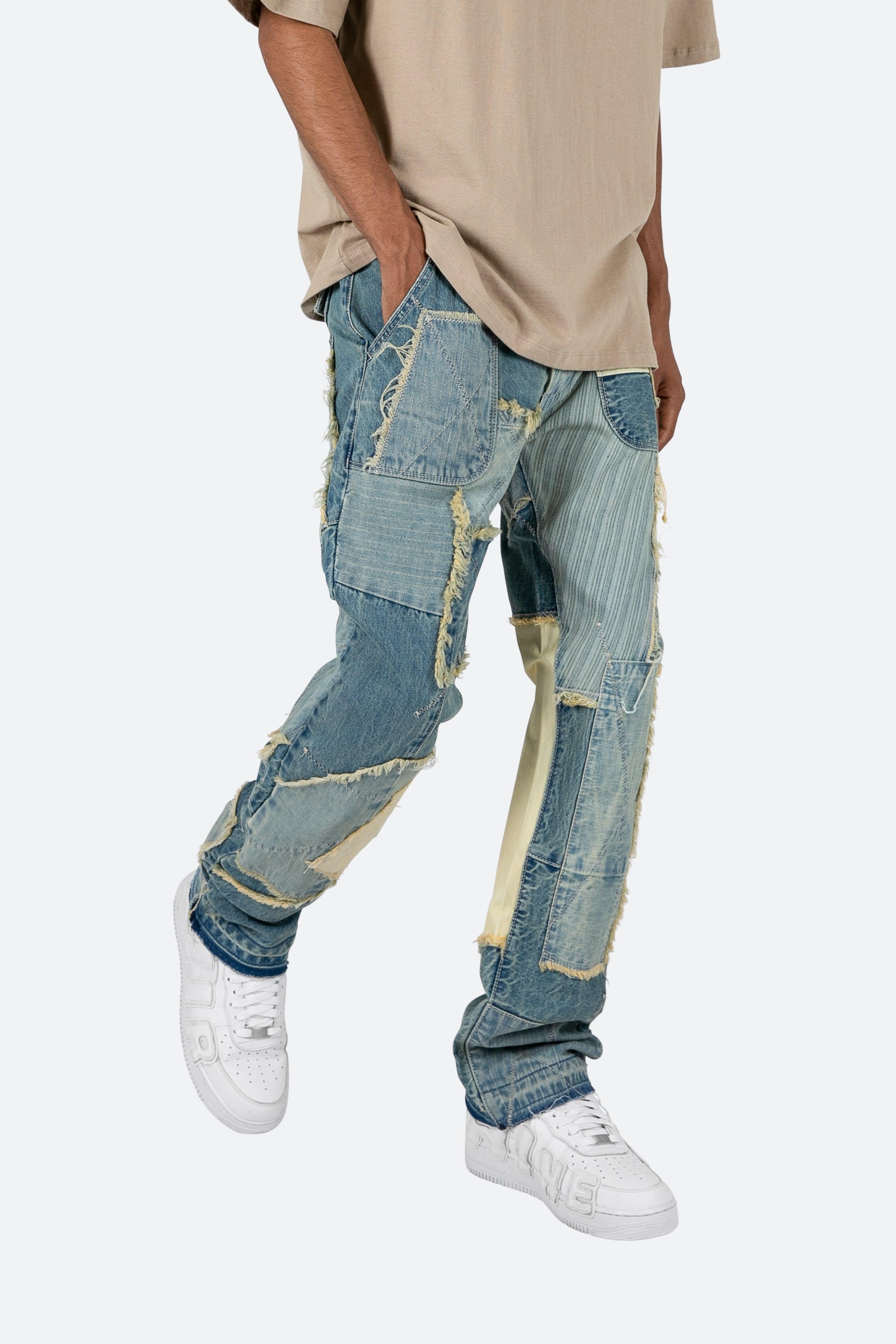 V164 Baggy Denim - Vintage Blue Male Product Image