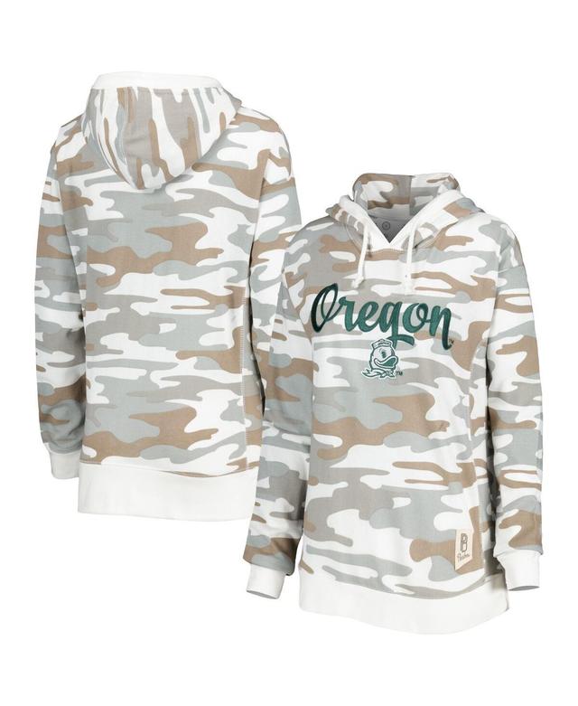 Womens Pressbox Camo Oregon Ducks San Pablo Pullover Hoodie Product Image