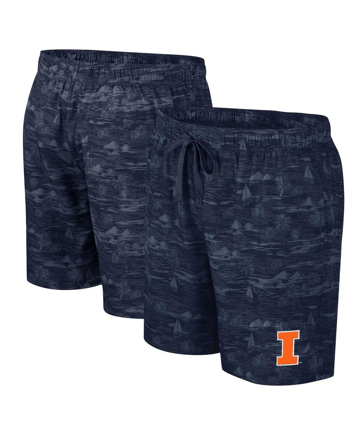 Mens Colosseum Navy Michigan Wolverines Ozark Swim Shorts Product Image