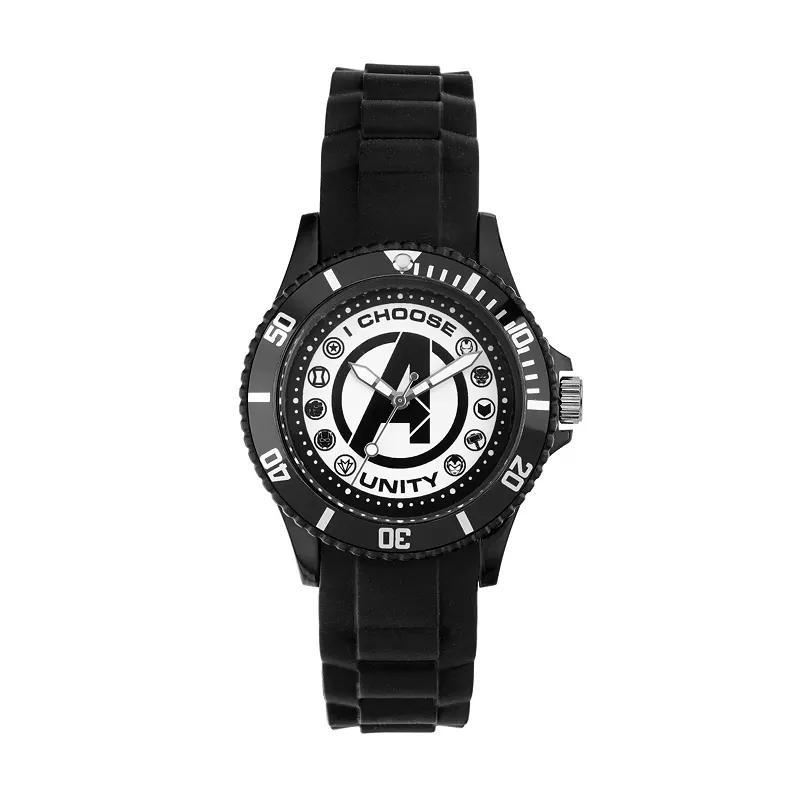 Marvel Avengers Logo I Choose Unity Mens Watch Black Product Image