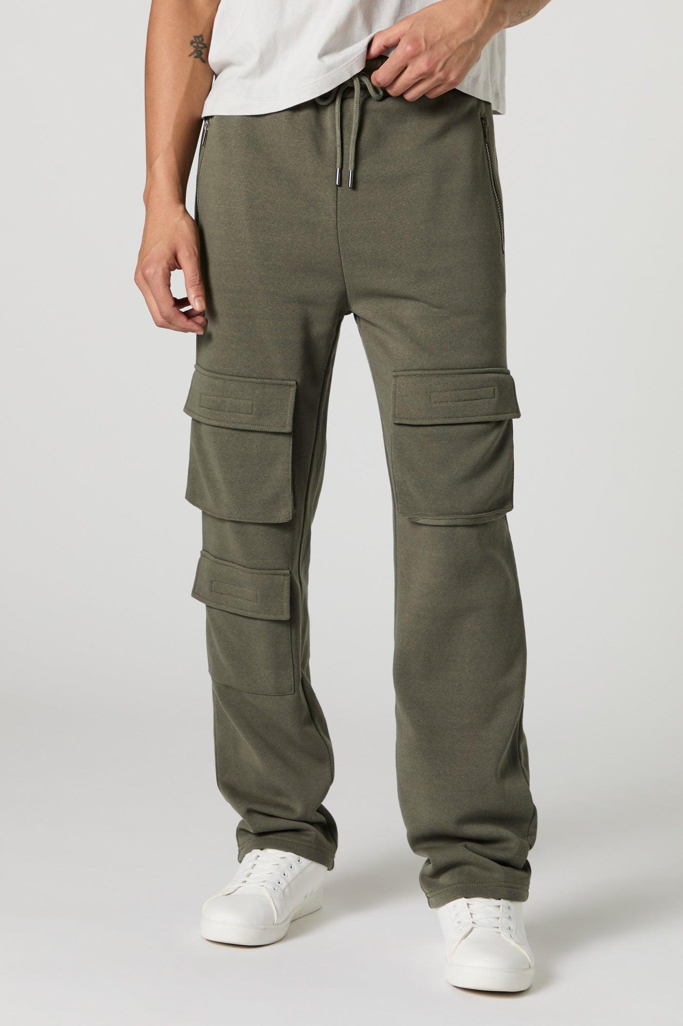 Fleece Multi Pocket Cargo Sweatpant Male Product Image