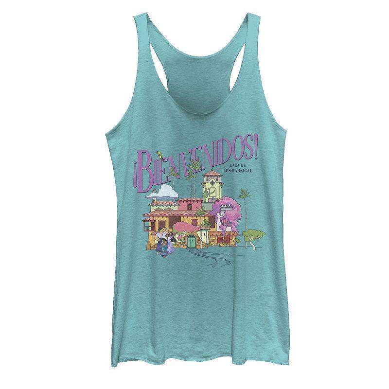 Disneys Encanto Bienvenidos! Destination Casa Juniors Racerback Tank Top, Girls Product Image