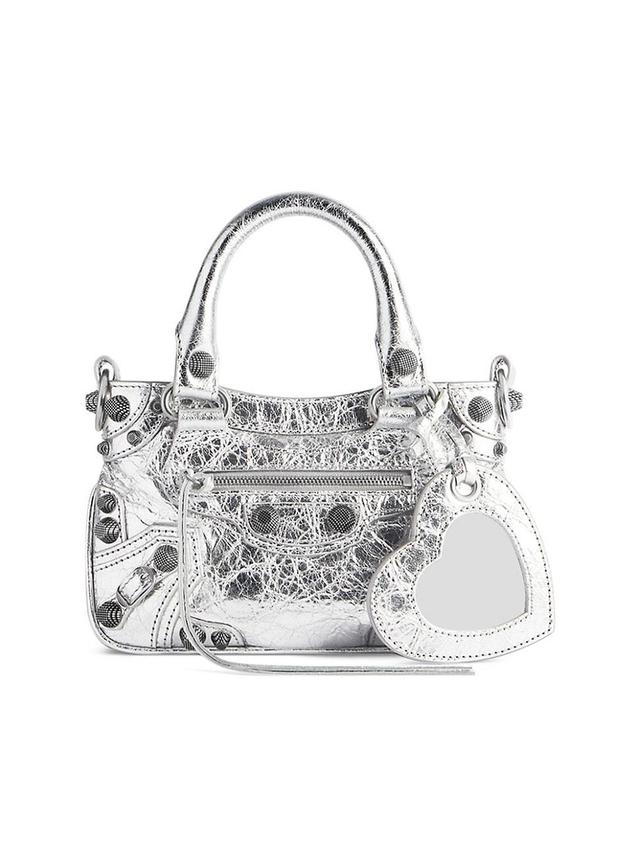 Womens Neo Cagole Mini Metallized Tote Bag Product Image