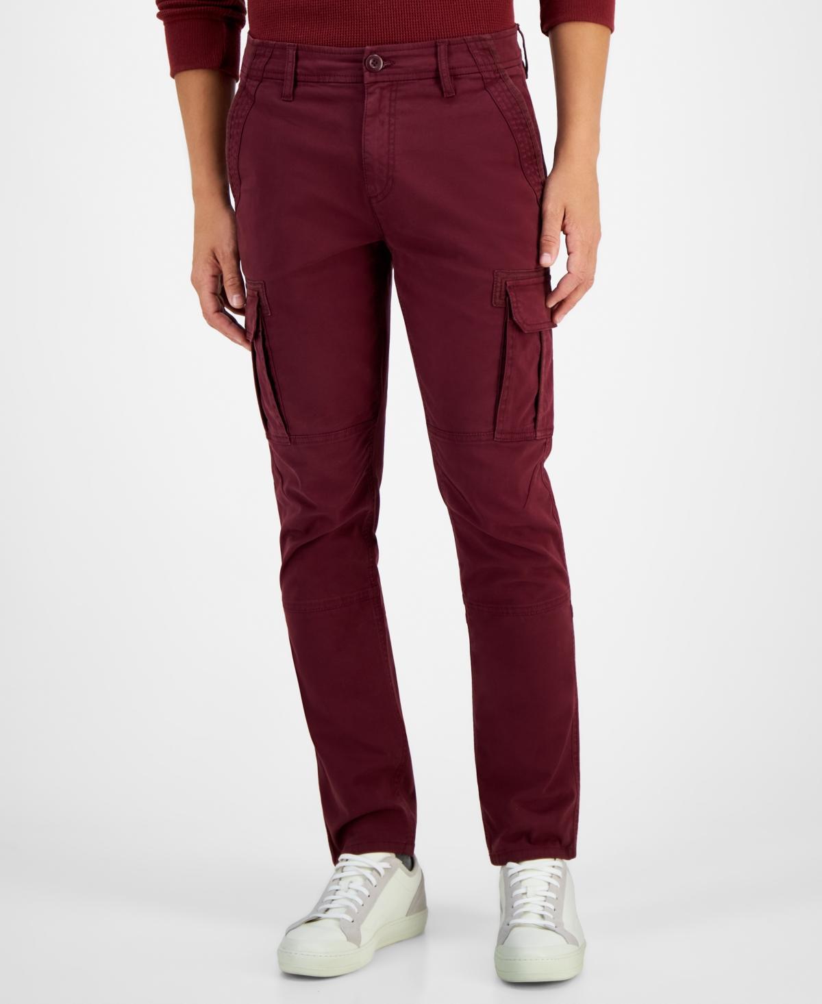 Sun + Stone Mens Garment-dyed Straight-Fit Morrison Tapered Cargo Pants, Created for Macys Product Image