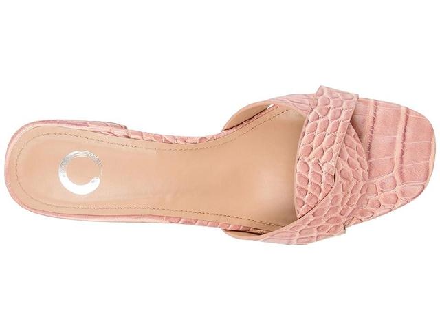 Journee Collection Perette Slide (Pink) Women's Shoes Product Image