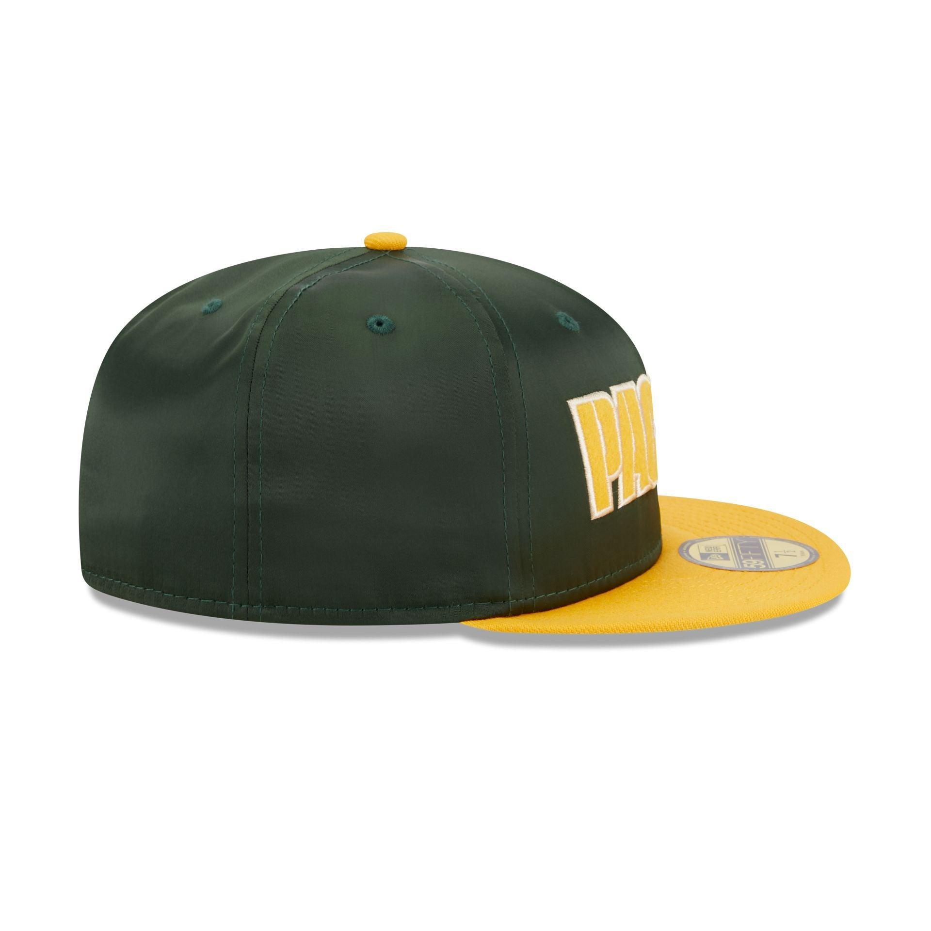 Green Bay Packers Satin 59FIFTY Fitted Hat Male Product Image