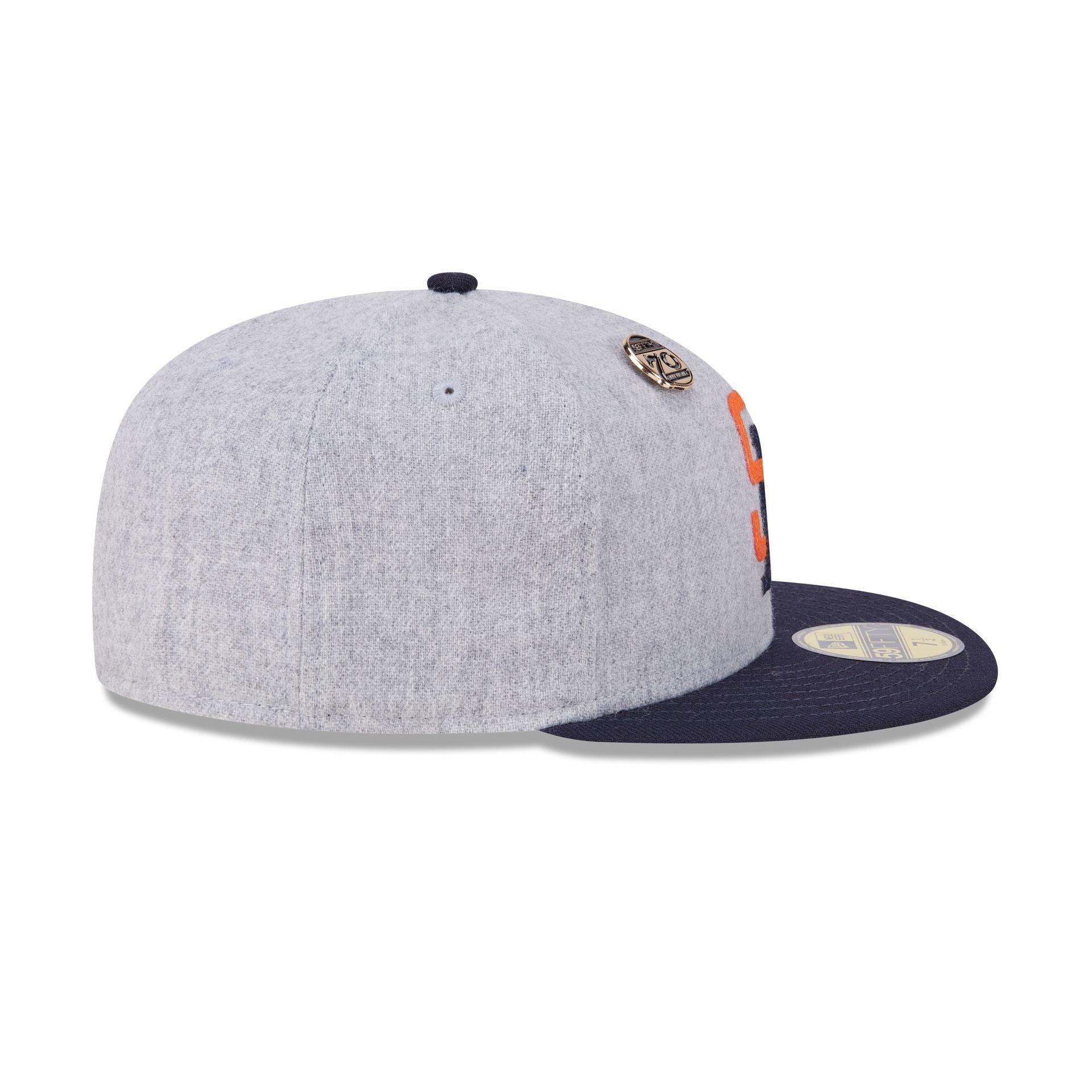 San Diego Padres 70th Anniversary Gray 59FIFTY Fitted Hat Male Product Image