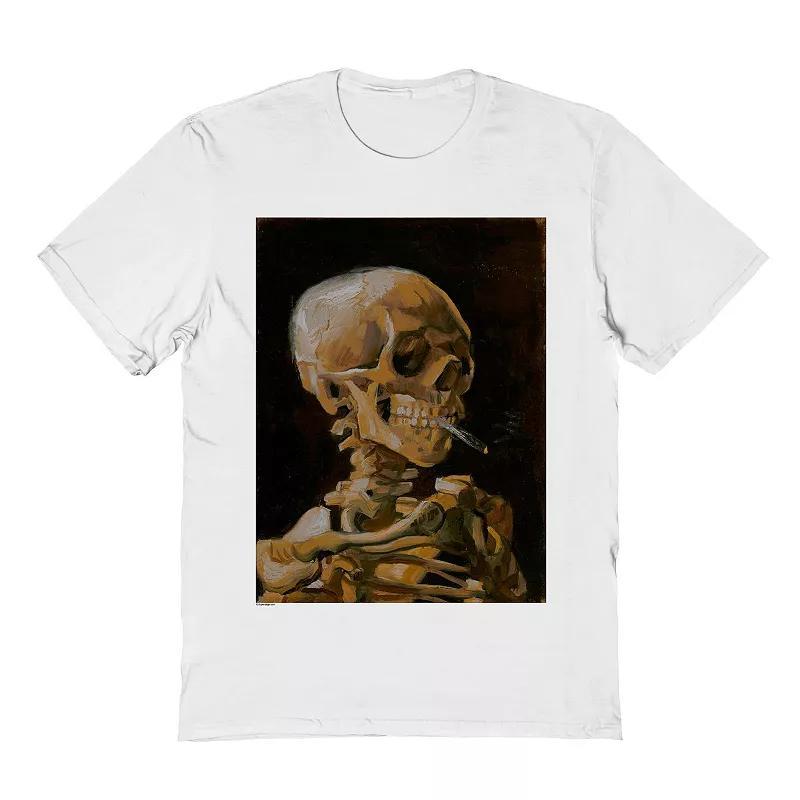 Mens Fine Art - Smoking Skeleton Graphic Tee Product Image