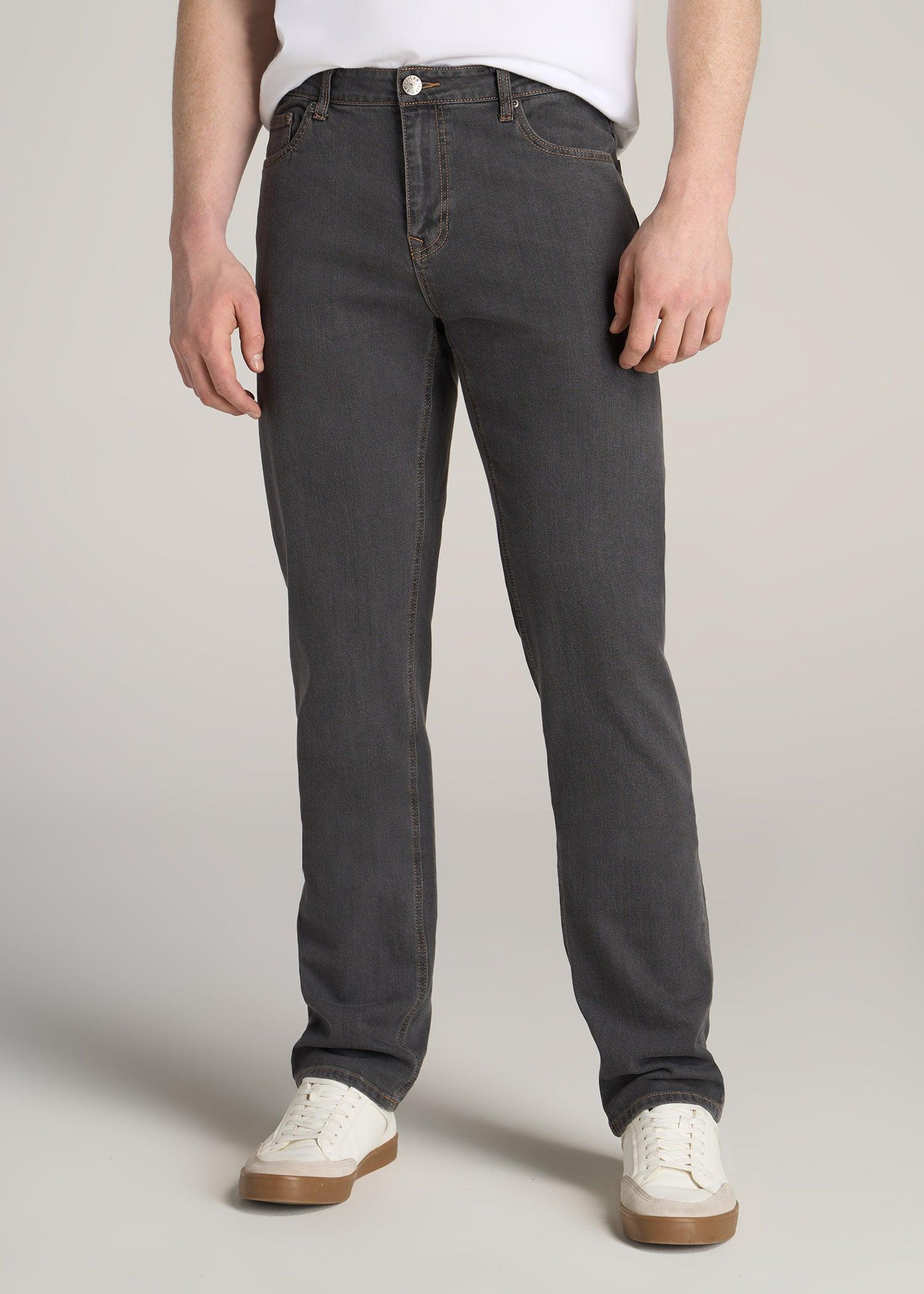 J1 STRAIGHT LEG Jeans for Tall Men in Grey Product Image