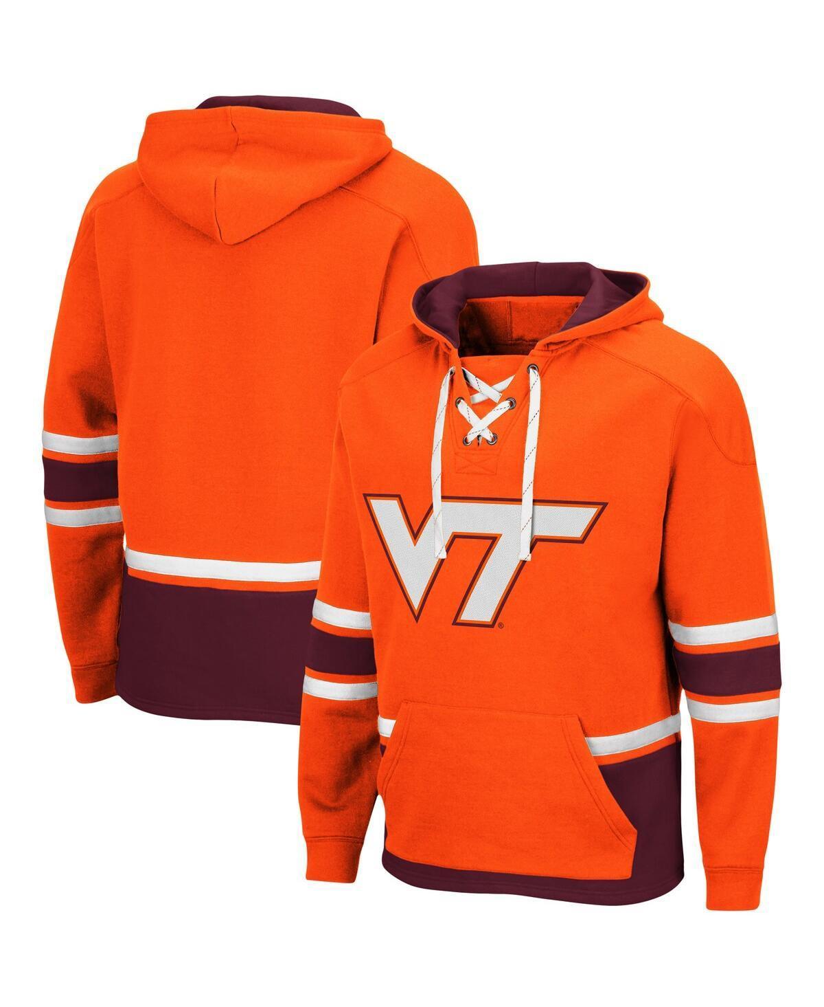 Mens Colosseum Virginia Tech Hokies Lace Up 3.0 Pullover Hoodie Product Image