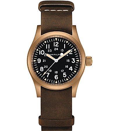 Hamilton Khaki Field Mechanical NATO Strap Bracelet Watch Product Image