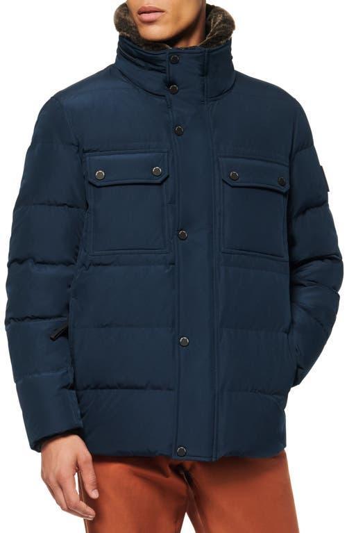 Marc New York Godwin Water Resistant Puffer Coat with Faux Fur Collar Product Image