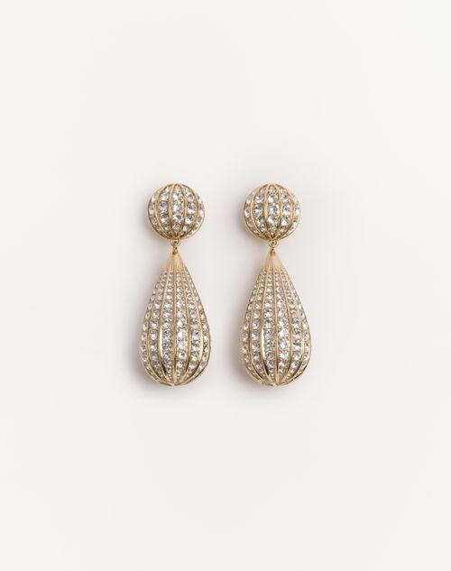 POETIQUES DES GOUTTES METAL AND SWAROVSKI® CRYSTAL EARRINGS Product Image