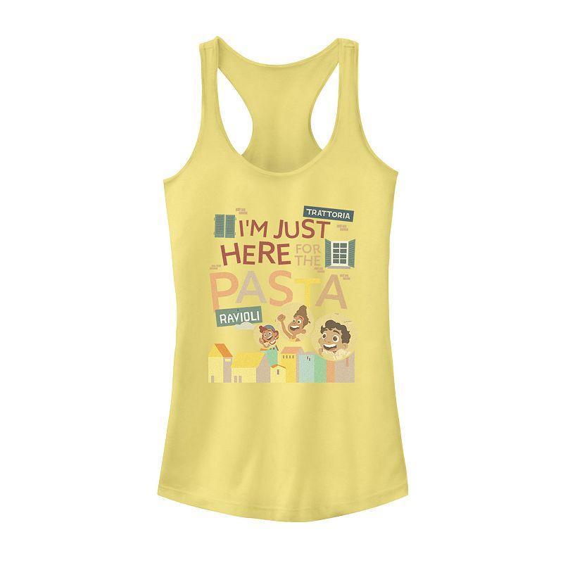 Disney / Pixars Luca Juniors Here For The Pasta Graphic Tank Top, Girls Product Image