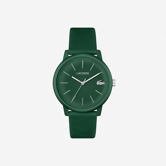 Lacoste.12.12 Move 3 Hands Watch Khaki Silicone Product Image