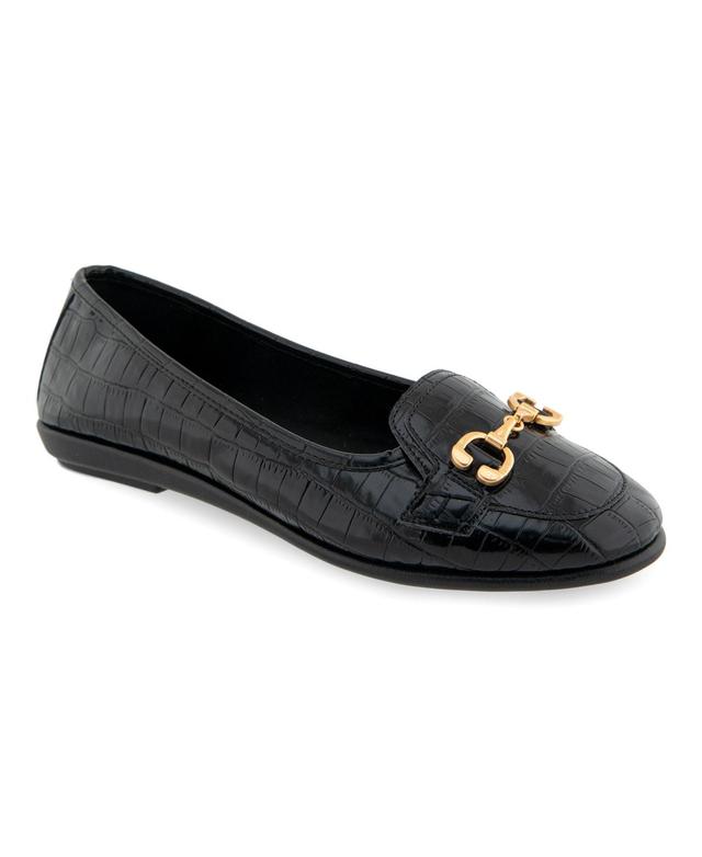 Aerosoles Womens Bobbi Buckle Ballet Flats Product Image