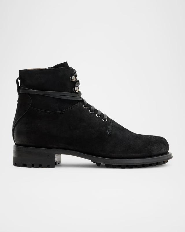 Men's Moto Suede Work Boots Product Image