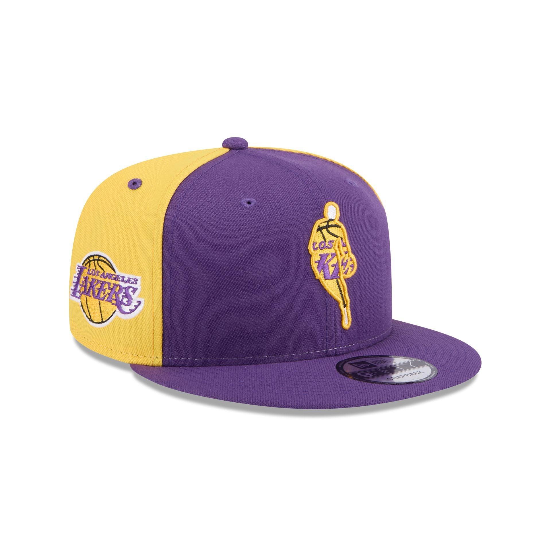 Los Angeles Lakers Front Logoman 9FIFTY Snapback Hat Male Product Image