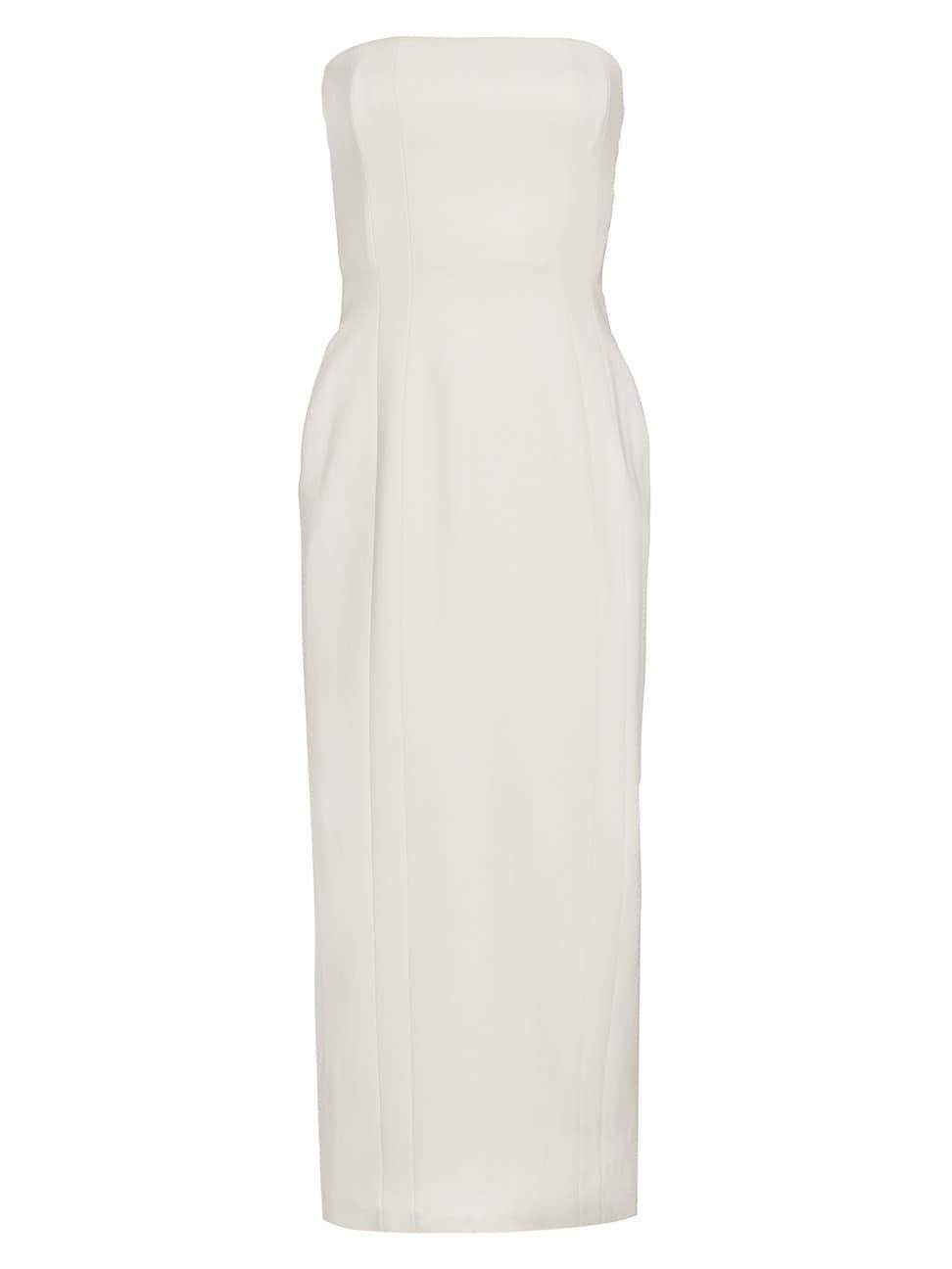 Womens Elizabeth Strapless Midi-Dress Product Image