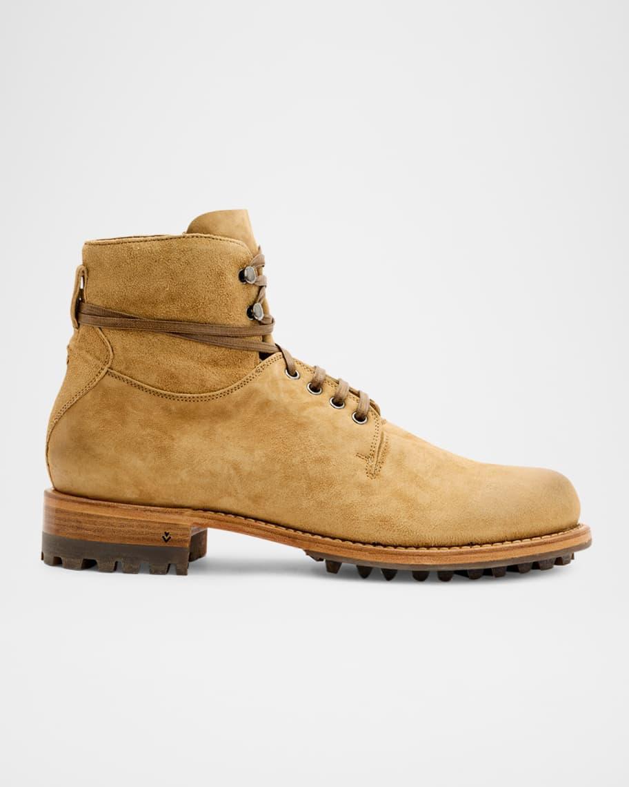 Men's Moto Suede Work Boots Product Image