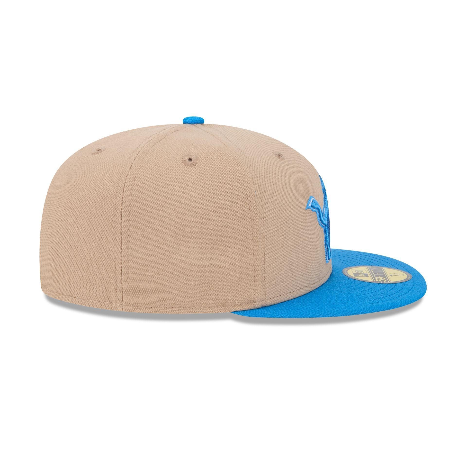 Detroit Lions Camel 59FIFTY Fitted Hat Male Product Image