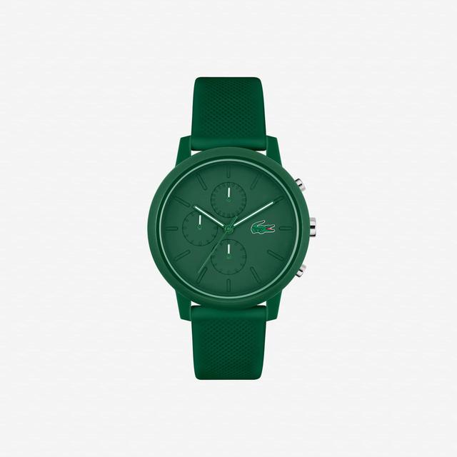 Men's Lacoste.12.12 Chrono Silicone Watch Product Image