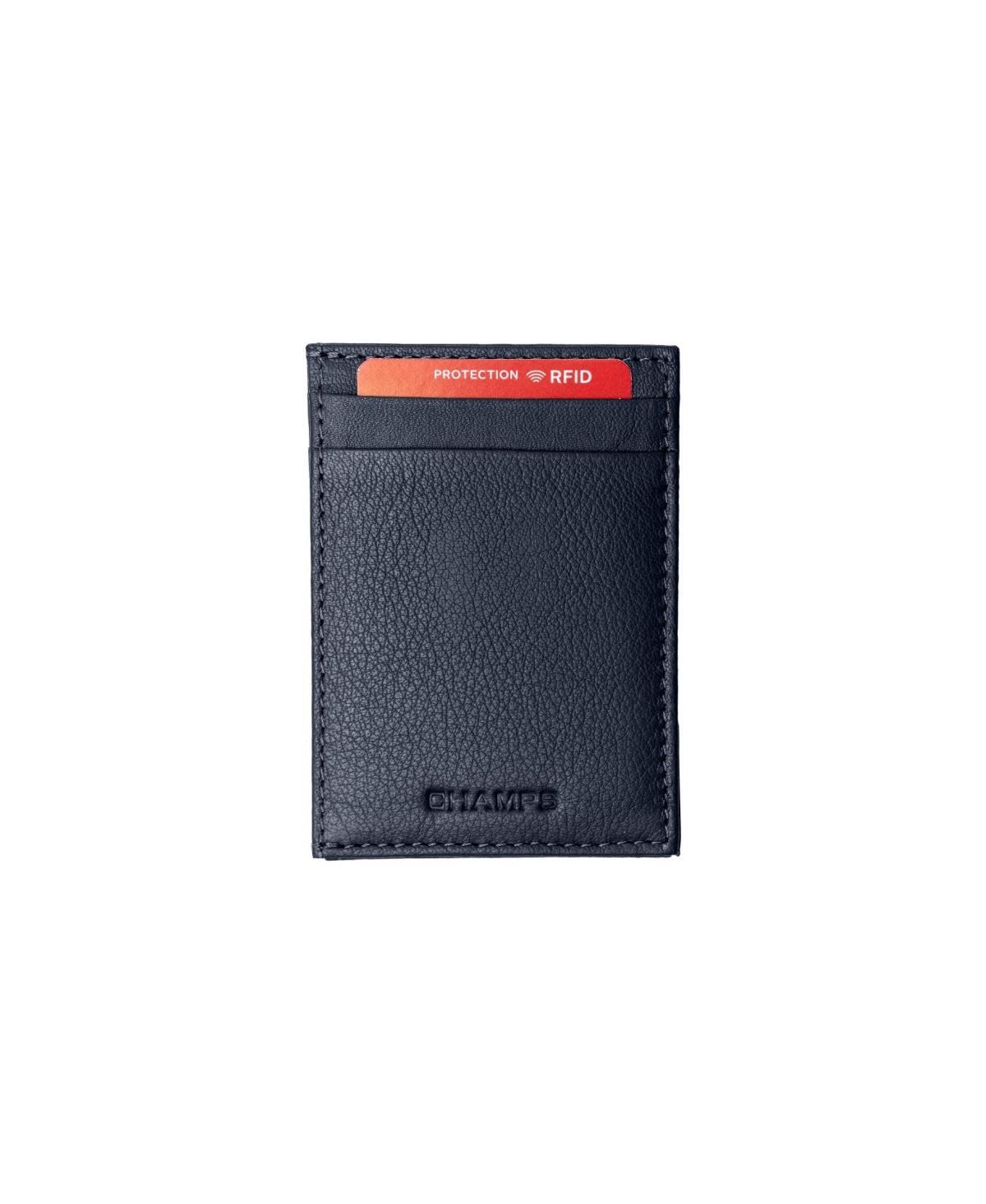 Champs Mens Mag Hybrid Leather Rfid Card Holder in Gift Box - Brown Product Image