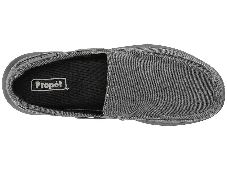 Propet Viasol (Grey) Men's Slip on Shoes Product Image