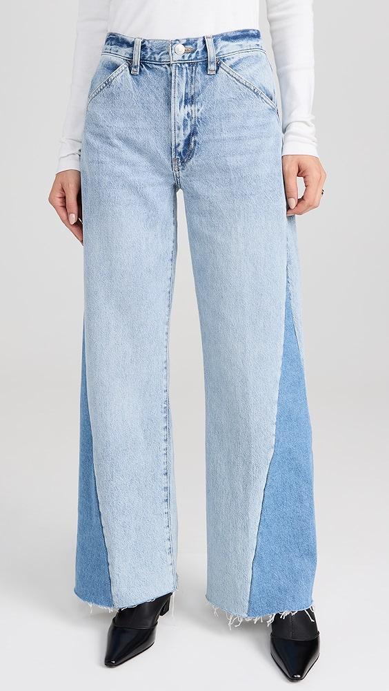 FRAME Le Baggy Palazzo Outseam Insert Jeans | Shopbop Product Image