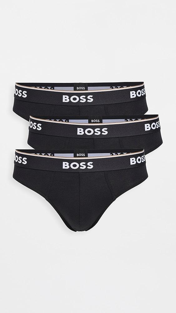 BOSS Stretch Cotton 3 Pack Briefs | Shopbop Product Image