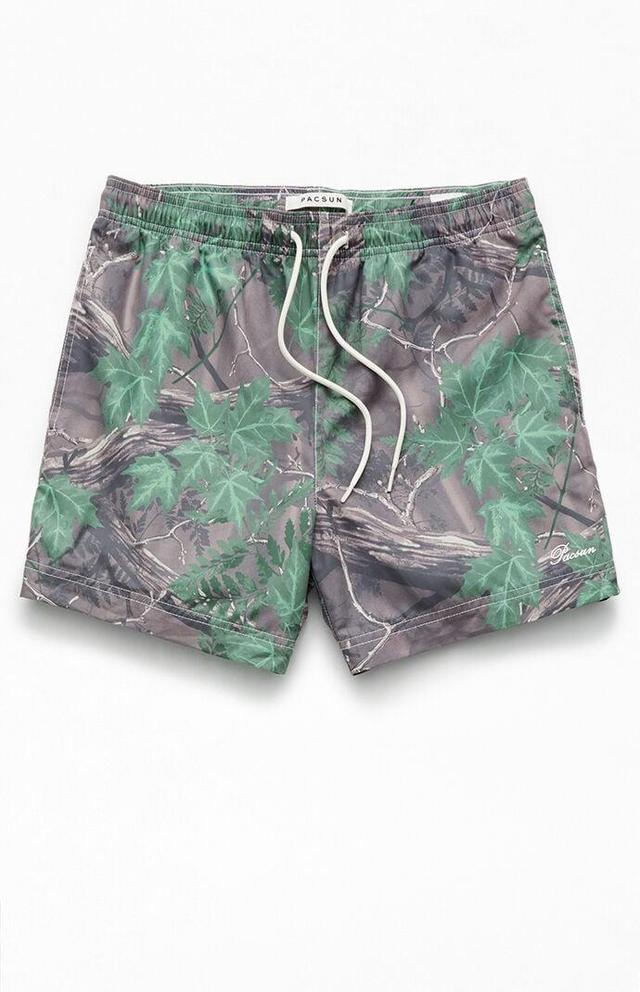 Men's Woodland Camo 4.5" Swim Trunks Product Image