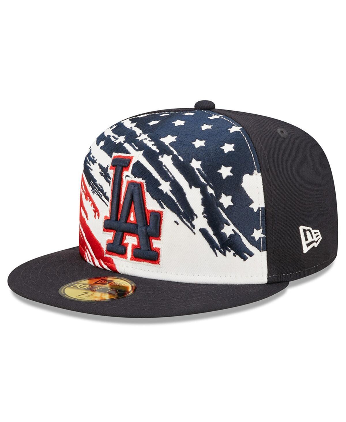 Mens New Era Los Angeles Dodgers 2022 4th of July On-Field 59FIFTY Fitted Hat Blue Product Image