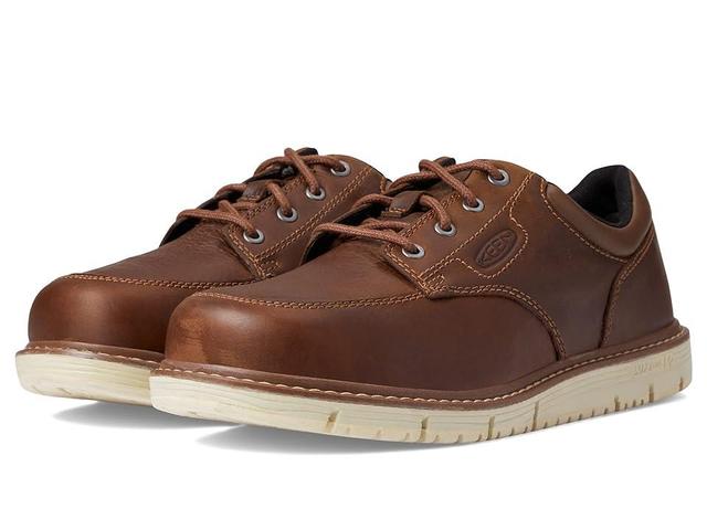 KEEN Utility San Jose Oxford Soft Toe (Gingerbread/Off-White) Men's Shoes Product Image