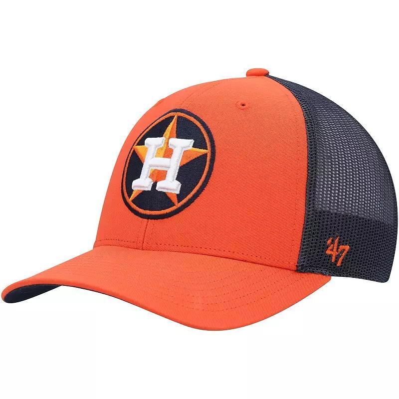 Mens 47 Houston Astros Secondary Trucker Snapback Hat Product Image