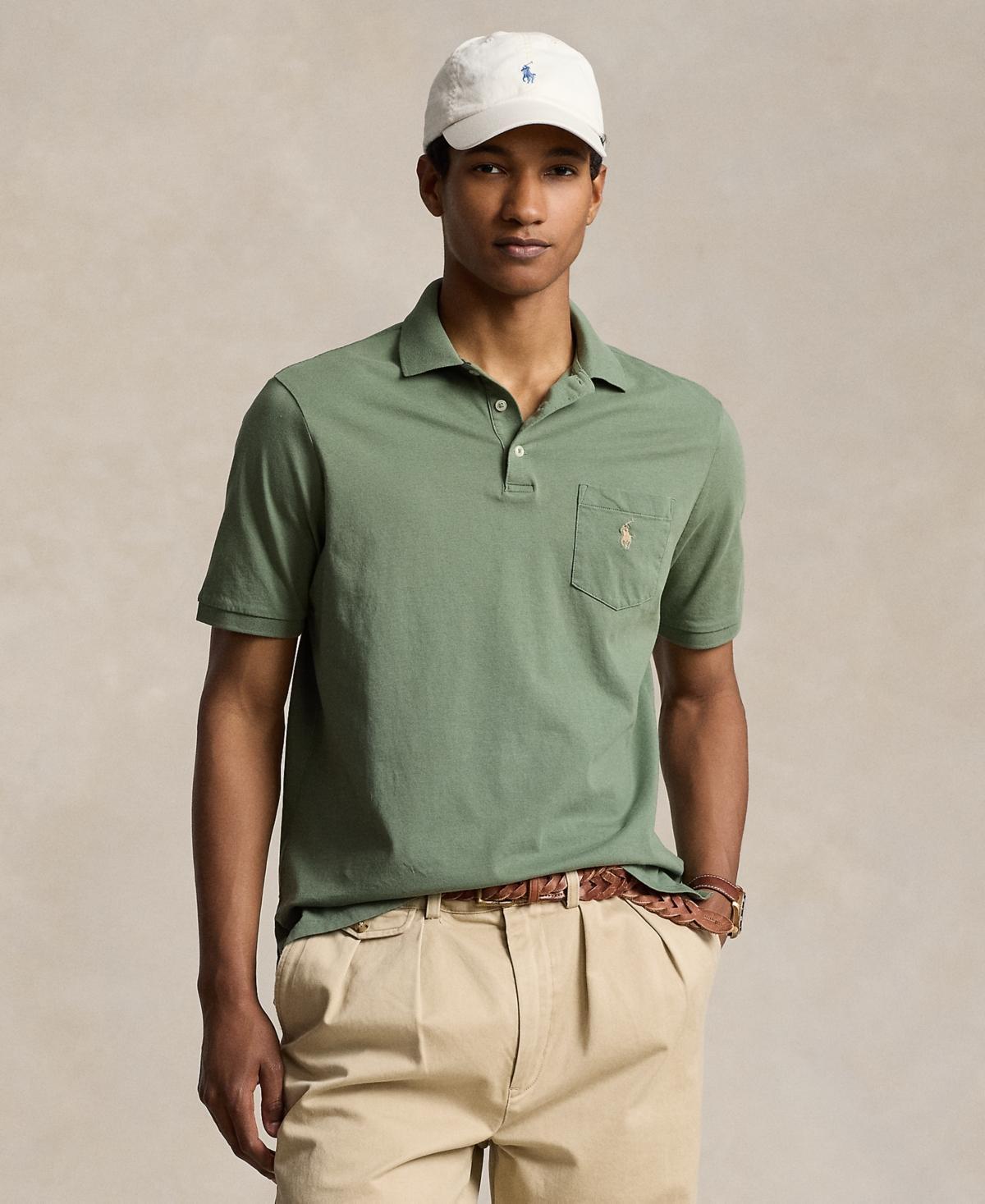 Men's Classic-Fit Garment-Dyed Polo Shirt Product Image