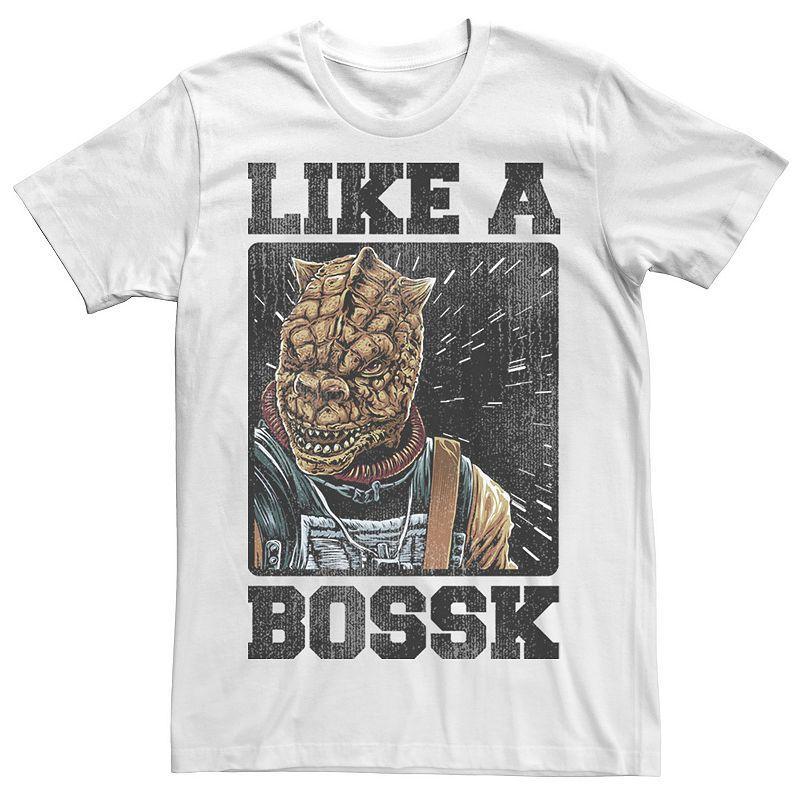 Mens Star Wars Like a Bossk Tee Athletic Grey Product Image