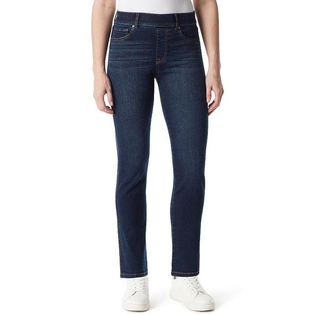 Gloria Vanderbilt Shape Effect Womens High Rise Pull On Straight Leg Jean Product Image