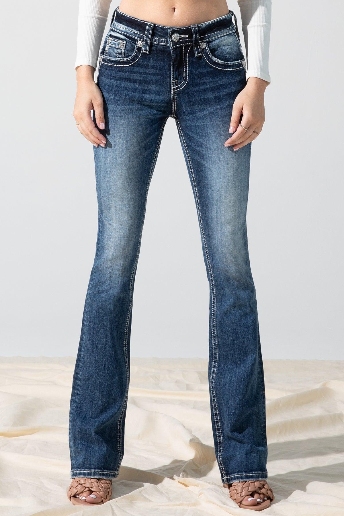 Falling Leaves Bootcut Jeans Product Image