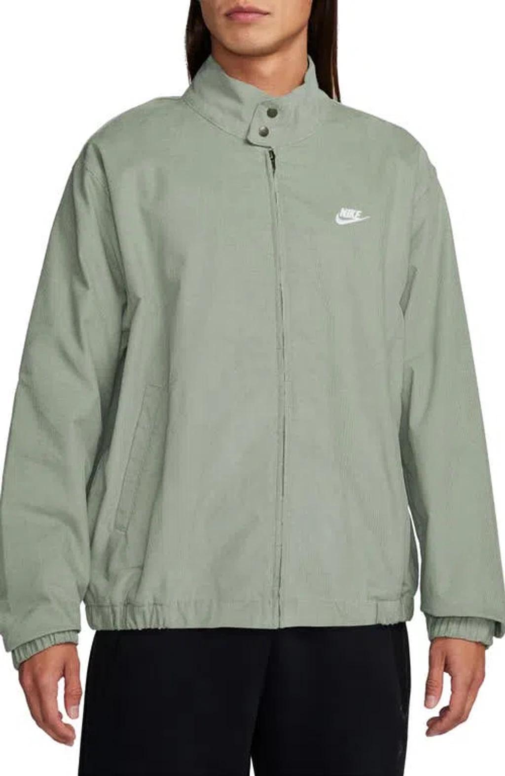 NIKE Men's  Sportswear Club Corduroy Harrington Jacket In Green Product Image