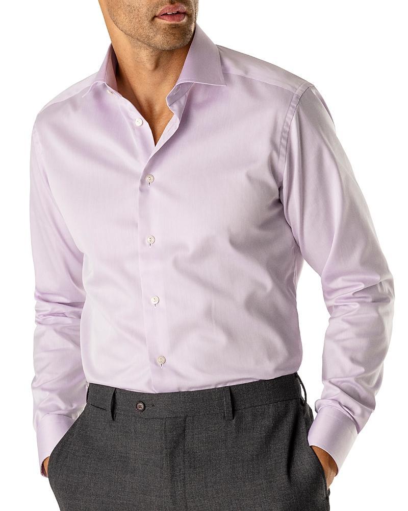 Mens Slim-Fit Twill Dress Shirt Product Image