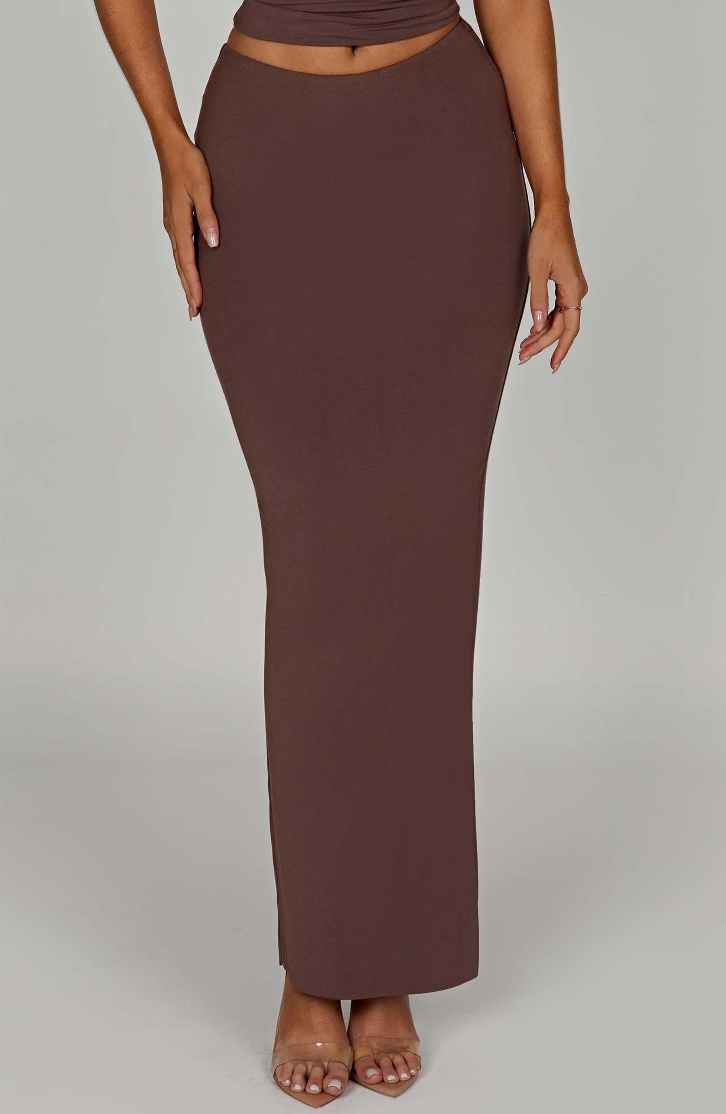 Yazmin Maxi Skirt - Chocolate Product Image